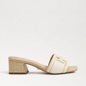 Sam Edelman Waylon Slide Sandals in Modern Ivory | LIKE NEW